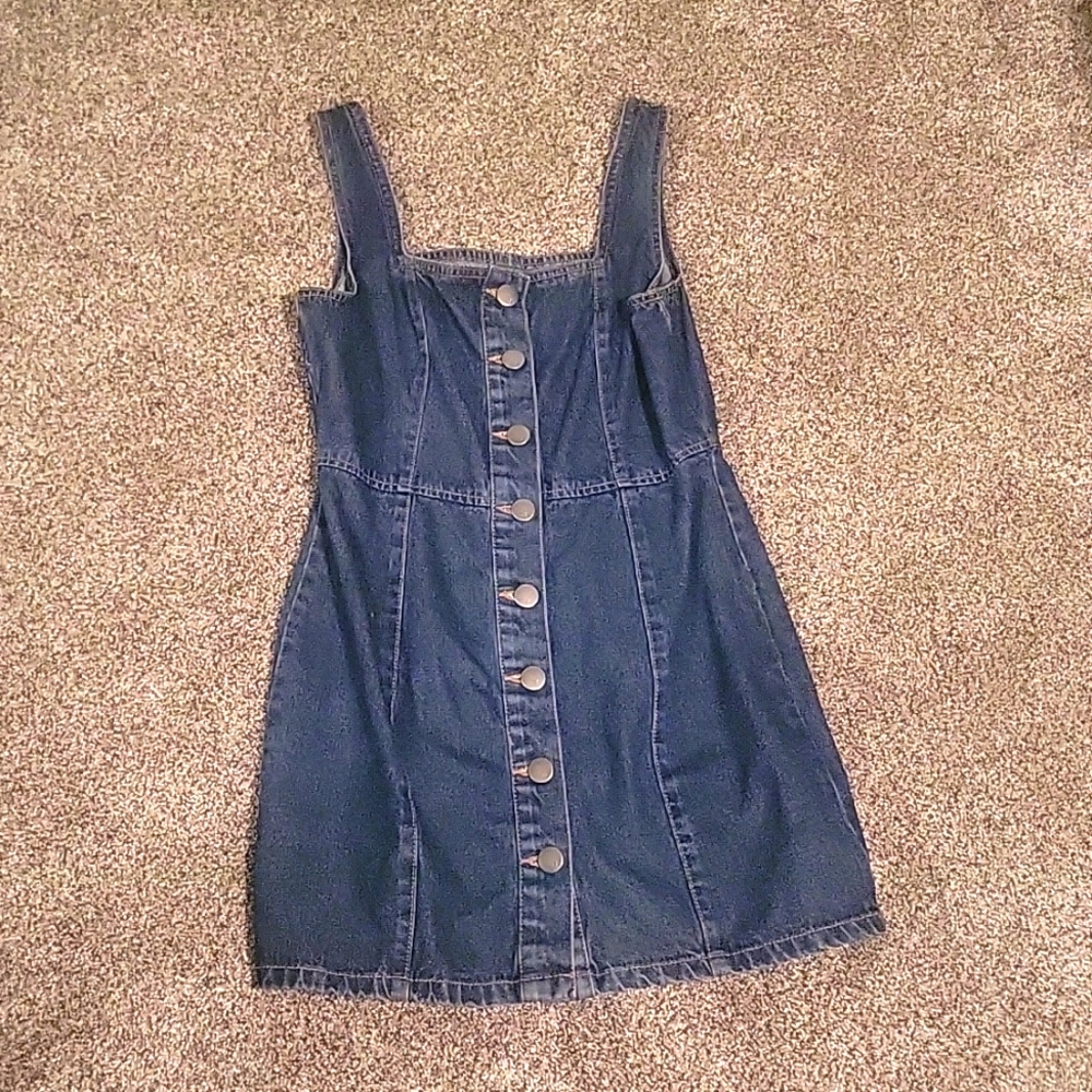 Demin Button Dress